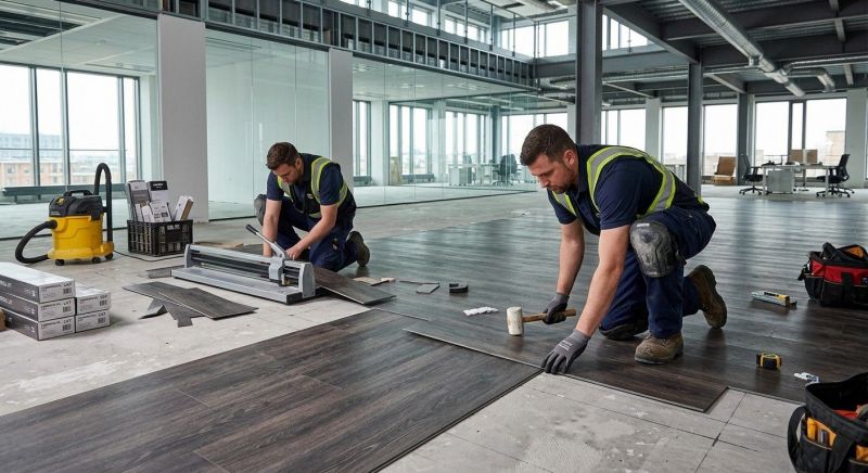 Our team working on Flooring Service projects in Stillwater, MN