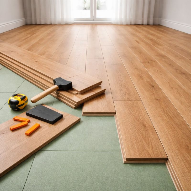Laminate Floor Installation in Dresser, WI