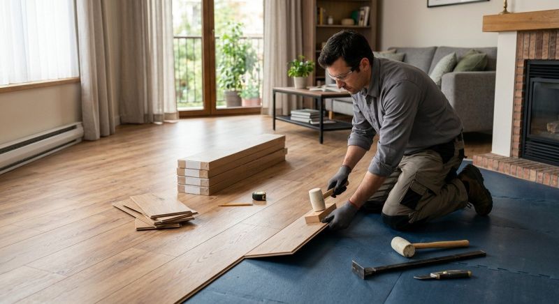 Laminate Floor Replacement in Andover, MN