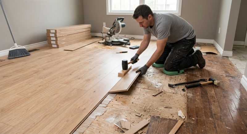 Laminate Floor Replacement in Stillwater, MN