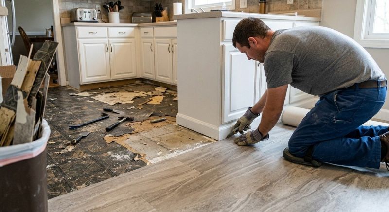 Linoleum Floor Installation in Baldwin, WI