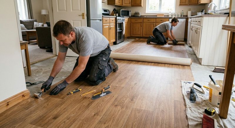Linoleum Floor Installation in Stillwater, MN