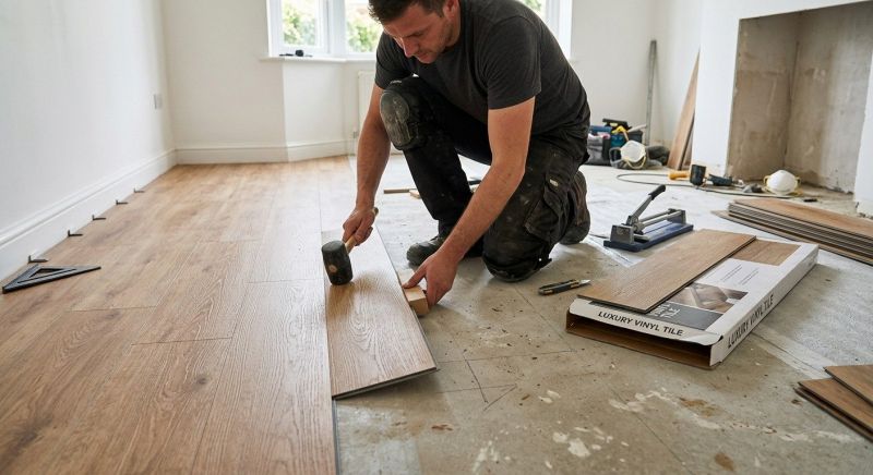 Luxury Vinyl Tile Installation in Baldwin, WI