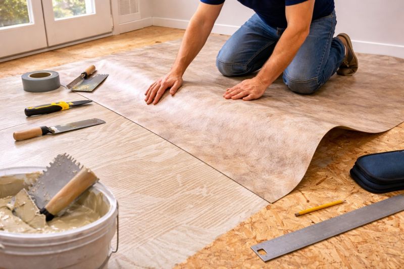 Sheet Flooring Installation in Andover, MN