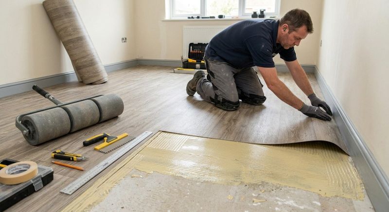 Sheet Flooring Installation in Andover, MN