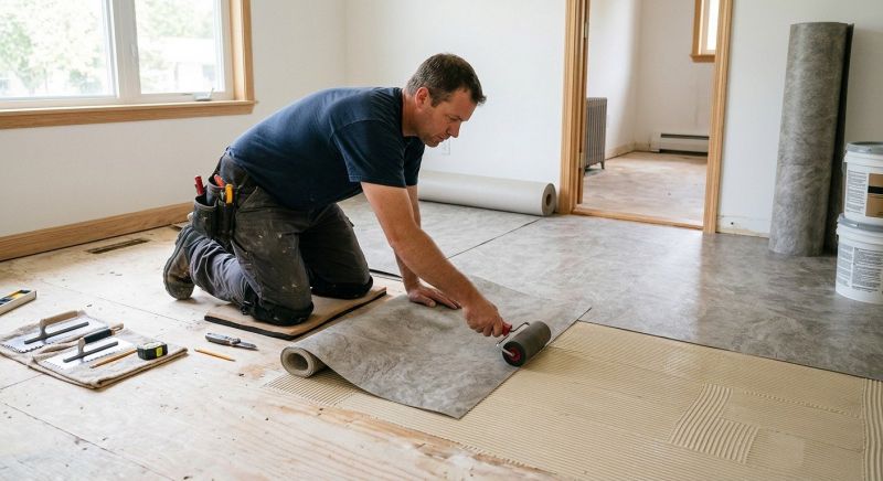 Sheet Vinyl Installation in Andover, MN