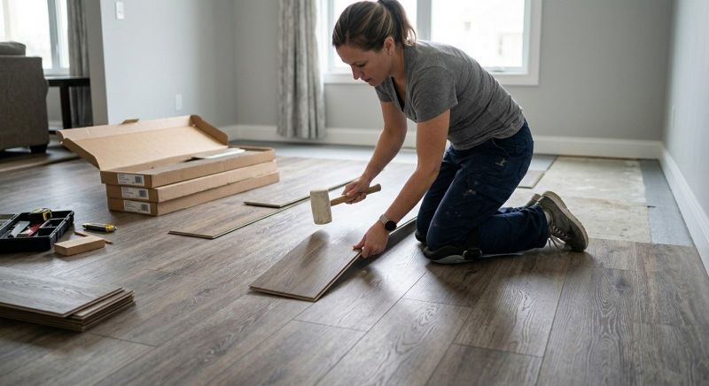 Vinyl Plank Floor Installation in Stillwater, MN